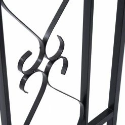 Outsunny 83 in.L x 20 in.W x 81 in.H Decorative Metal Backyard Garden Arch w/ 2-Side Planter Boxes & Decorative Vine/Rose Archway 13 Outsunny 83 in.L x 20 in.W x 81 in.H Decorative Metal Backyard Garden Arch w/ 2-Side Planter Boxes & Decorative Vine/Rose Archway -Online Orchards store black outsunny arbors 844 088 76 1000