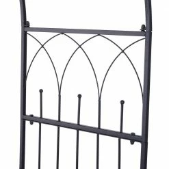 Outsunny 80 in. H x 23.25 in. W Steel Arched Arbor with Bench Seat, Black 9 Outsunny 80 in. H x 23.25 in. W Steel Arched Arbor with Bench Seat, Black -Online Orchards store black outsunny arbors 84b 247 1f 1000