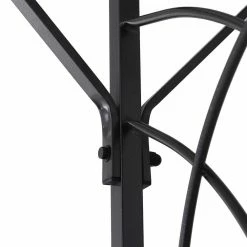 Outsunny 82 in. Decorate Metal Garden Trellis Arch for Backyard Celebrations with Beautiful Square Design and Rose Arch Black -Online Orchards store blacks outsunny garden trellises 844 219 fa 1000