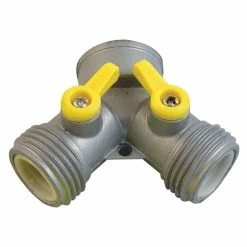 Bon Tool Zinc Double Shutoff Y Hose Connector