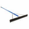 Bon Tool 6 ft. Aluminum Handle 30 in. Blunt Tooth Asphalt Lute Rake