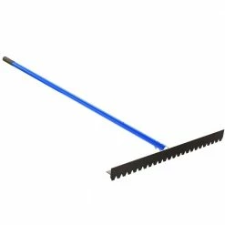 Bon Tool 6 ft. Aluminum Handle 36 in. Blunt Tooth T-Connector Lute Rake