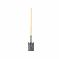 Bon Tool 47 in. Wood Handle Closed Back Square Point Shovel
