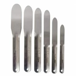 Bon Tool Stainless Steel Caulking Spatula Set for Mortar Joint Sealant (6-Piece)