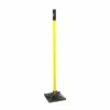 Bon Tool 10 in. x 10 in. Dirt Tamper Bolted Fiberglass Handle