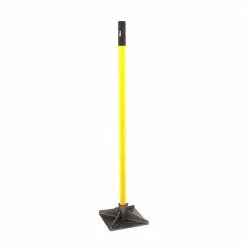 Bon Tool 10 in. x 10 in. Dirt Tamper Bolted Fiberglass Handle