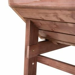 Outsunny 70 in. Brown Wooden Raised Garden Bed, High Weight Capacity Planter Box -Online Orchards store brown outsunny raised planter boxes 845 477 76 1000