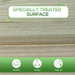 Outsunny Light Green Wood Raised Garden Bed with Legs and Storage Shelf, Elevated Wood Planter Box -Online Orchards store light green outsunny raised planter boxes 845 661 fa 1000