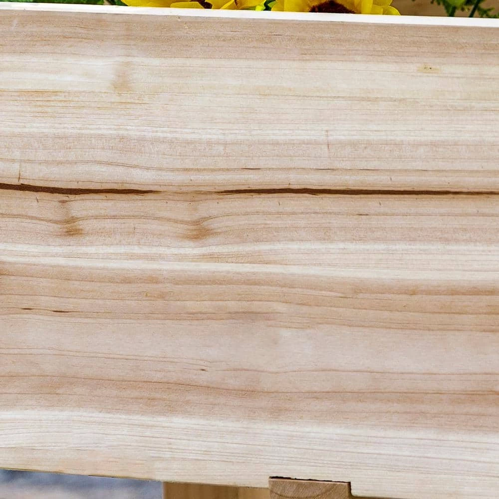 Outsunny Natural Fir Raised Garden Bed with Freestanding Wooden Plant Stand (3-Tier) 7 Outsunny Natural Fir Raised Garden Bed with Freestanding Wooden Plant Stand (3-Tier) - Image 7