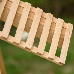 Outsunny Natural Wood Flower Stand with Windmill and Built-in Mini Bird House (2-Tier) -Online Orchards store natural outsunny plant stands 845 478 76 1000