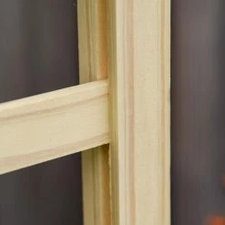 Outsunny Large Depth 24 in. Natural Wooden Raised Garden Bed with Trellis Board -Online Orchards store natural outsunny raised planter boxes 845 389v01 44 1000