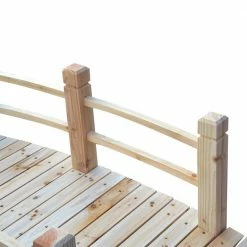 Outsunny 60 in. x 26.5 in. x 19 in. Wooden Stained Finish Garden Footbridge with Safety Railings 10 Outsunny 60 in. x 26.5 in. x 19 in. Wooden Stained Finish Garden Footbridge with Safety Railings -Online Orchards store outsunny garden bridges 844 100 44 1000
