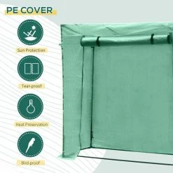 Outsunny 79 in. W x 30 in. D x 67 in. H Walk-in Garden Greenhouse Patio Hot House Outdoor Tomato Plant House 9 Outsunny 79 in. W x 30 in. D x 67 in. H Walk-in Garden Greenhouse Patio Hot House Outdoor Tomato Plant House -Online Orchards store outsunny greenhouse kits 01 0064 1f 1000