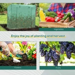 Outsunny 79 in. W x 30 in. D x 67 in. H Walk-in Garden Greenhouse Patio Hot House Outdoor Tomato Plant House 12 Outsunny 79 in. W x 30 in. D x 67 in. H Walk-in Garden Greenhouse Patio Hot House Outdoor Tomato Plant House -Online Orchards store outsunny greenhouse kits 01 0064 76 1000