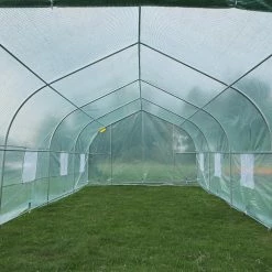 Outsunny 10 ft. x 20 ft. x 7 ft. High Tunnel Walk-In Garden Greenhouse Kit with Plastic Cover and Roll-up Entrance - Green 8 Outsunny 10 ft. x 20 ft. x 7 ft. High Tunnel Walk-In Garden Greenhouse Kit with Plastic Cover and Roll-up Entrance - Green -Online Orchards store outsunny greenhouse kits 845 232gn 1f 1000