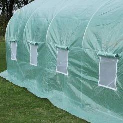Outsunny 10 ft. x 20 ft. x 7 ft. High Tunnel Walk-In Garden Greenhouse Kit with Plastic Cover and Roll-up Entrance - Green 9 Outsunny 10 ft. x 20 ft. x 7 ft. High Tunnel Walk-In Garden Greenhouse Kit with Plastic Cover and Roll-up Entrance - Green -Online Orchards store outsunny greenhouse kits 845 232gn 44 1000