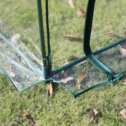 Outsunny 11.5 ft. L x 3.25 ft. W x 2.5 ft. H PVC Metal Tunnel Greenhouse Kit with Durable Materials for Year Round Gardening -Online Orchards store outsunny greenhouse kits 845 234v01 1f 1000