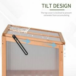 Outsunny 20 in. x 35.5 in. x 40.5 in. Fir Wood Orange Greenhouse -Online Orchards store outsunny greenhouse kits 845 378 44 1000