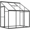 Outsunny 48 in. W x 72 in. D x 76.8 in. H Aluminum Clear Greenhouse