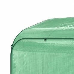 Outsunny 7 ft. W x 7 ft. D x 6 ft. H Steel Green Portable Pop Up Greenhouse with Side Door and Portable Zipper Bag -Online Orchards store outsunny portable greenhouses 845 406gn 44 1000