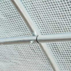 Outsunny 236.25 in. x 118 in. x 78.75 in. White Replacement Greenhouse Cover Tarp with 12 Windows and Zipper Door -Online Orchards store white outsunny greenhouse supplies 845 382wt 76 1000