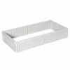 Outsunny 24.75 in. W x 48.5 in. D x 8.25 in. H White Plastic Raise Garden Bed Kit